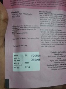 Vedicine Rose &amp; Sandalwood Powder