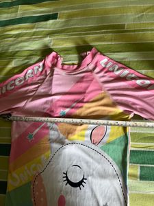 Rainbow Unicorn Swimsuit For 8-10 Yrs