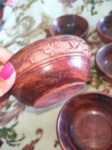 wooden serving bowl
