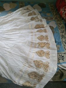 Gown With Shawl And Pant