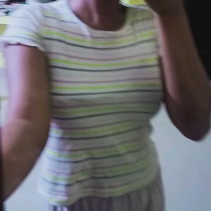 Striped Short Sleeve Tee