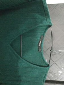 ONLY Green Peplum Top