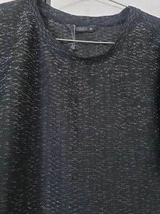 Textured Black Top