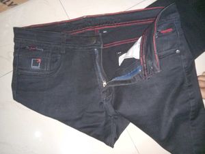 Slim Fit Black Jeans For Men