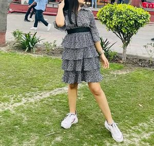 Tiered Mini Dress