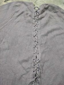 lavender knitted sweater