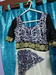 Elegant Embroidered Frock Set
