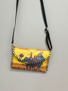 Ethnic Print Clutch