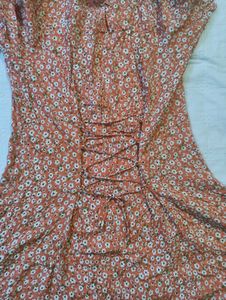 Floral Print A-line Dress
