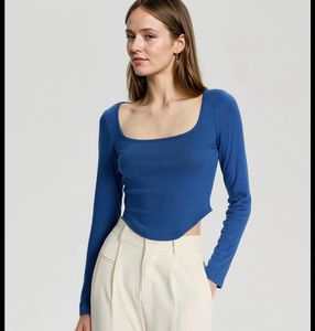 Blue Sexy Top