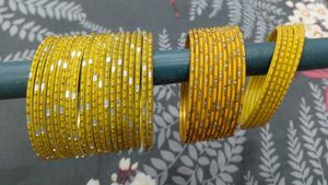 Yellow Bangle Set