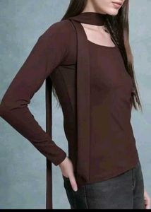 Brown ribbon 🎀 style