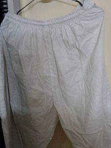 White Salwar Kameez Bottoms