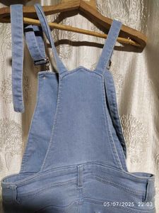 Light Blue Denim Overalls