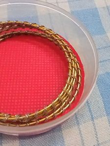 Set of 6 Gold Bangles