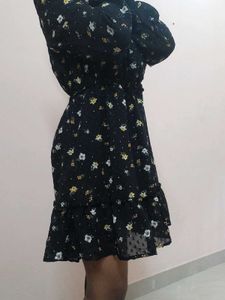 Deep Neck Cute Frock
