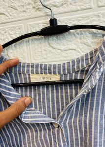 🇮🇹 Italy Imported Striped Button-Down Shirt