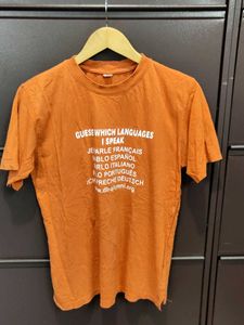Orange Graphic T-Shirt