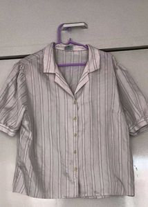 Korean Cropped Shirt
