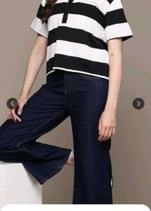 Stylish Wide Leg Jeans