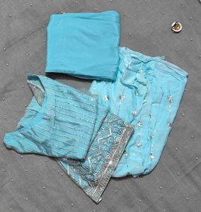 Sky Blue Suit Set