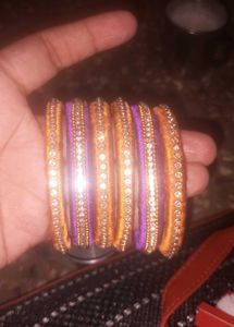 Purple Bangles (Set of 2)