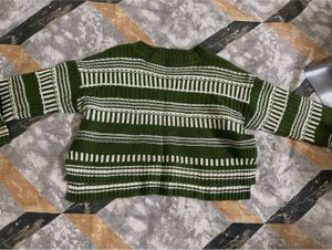 Striped Crop Sweater