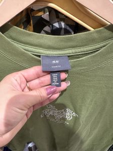 H&amp;M Drop Shoulder T-Shirt ( Loose Fit)