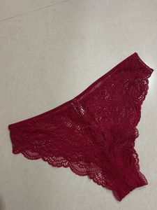 Red Lace Briefs