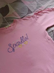 Baby Pink Graphic Sweatshirt - Cozy Cotton Blend
