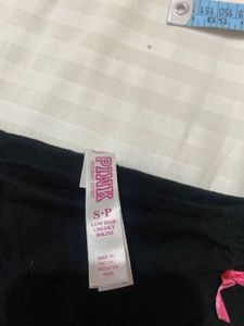 Black Brief with Pink Bows 28-32