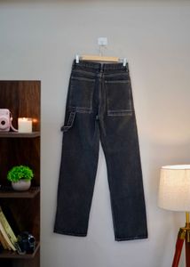 Wide Leg Black Jeans