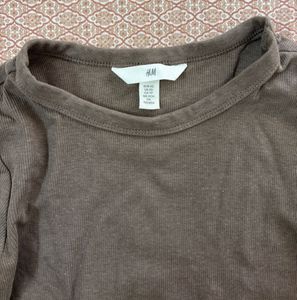 H&amp;M Soft Feel Fitted Top