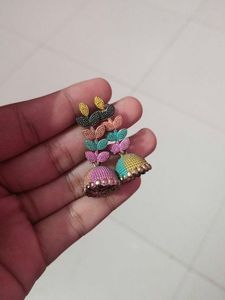 Multicolour Jhumka