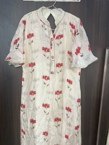 Floral Print Kurta - Full set with Duppata &amp; pants