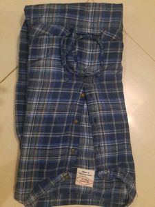 St. John&#39;s Bay Blue Plaid Flannel