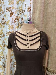 Stylish Brown Mini Bodycon Dress