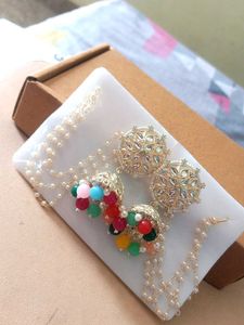 Colorful Jhumka Earrings