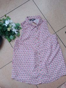 Cute Heart Print Top