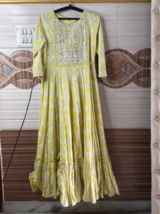 Yellow Ethnic Gown