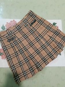 Plaid Mini Skirt