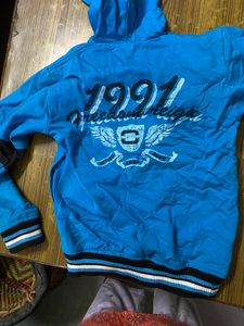 Blue Colour Hoodie