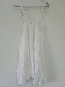 White Sundress with Tie Straps