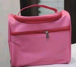 Women Zip Closure Cosmetic Makeup Bag