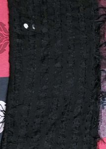 Black Mirror Work Dupatta