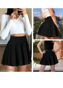 Red Backless Top With Mini Skirt Shorts Attatched