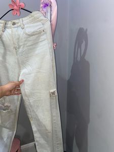 Ripped Light Wash Jeans