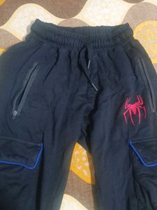 Souled Store Spider Graphic Cargo Pants