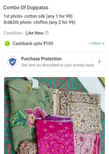 Any 1 Duppata For 99rs