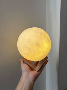Moon Lamp With Colorful Lights